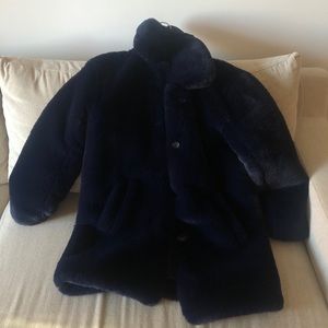 Madewell Faux Fur Coat